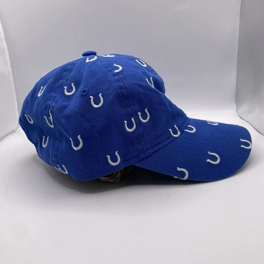 ZEPHYR STRAPBACK HAT INDIANAPOLIS COLTS NFL BLUE ONE SIZE ADJUSTABLE EMBROIDERED